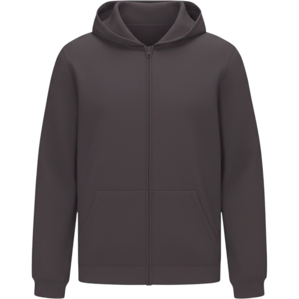 Skims Cotton Jersey Zip Up Slim Hoodie Ash ZU-ZUP-8235W Grey XL